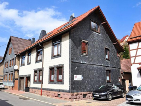 Barrier free modern apartment with terrace at the foot of Hallenburg Castle